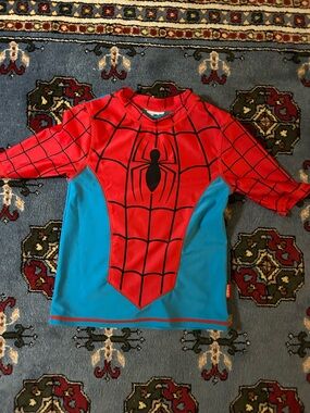 Marvel Spider-Man Red and Blue Kids Costume Shirt